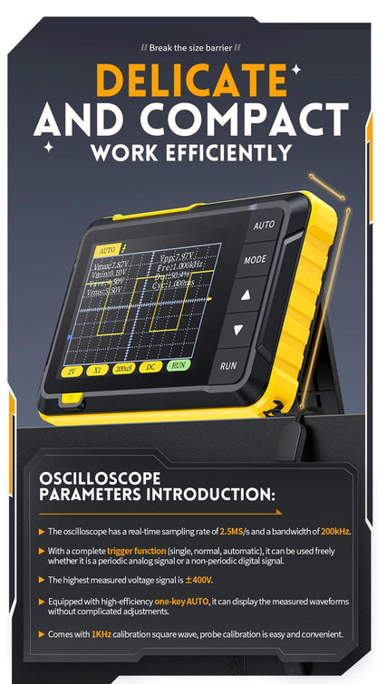 Mini Handheld Digital Oscilloscope DSO152 FNIRSI