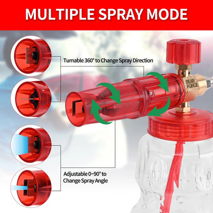 Pressure Washer Brass Snow Foam Lance Foam Nozzle Car Wash Foam Maker for Karcher Elitech Bort AR Bosch Pressure Washer
