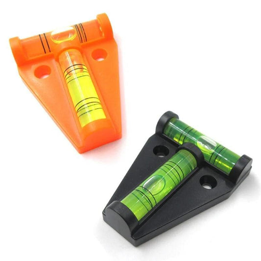 1pcs Mini T-Type Spirit Level Plastic Measuring Vertical and Horizontal Adjuster Trailer Motorhome Boat Accessories Parts