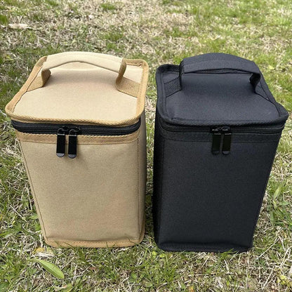 Fuel Tank Bag Impact resistant Storage Bag Portable Camping Lantern Gas Tank Storage Bag with Soft Lining for Outdoor Open Cut Off-Grid