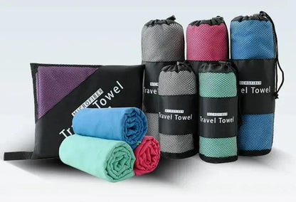 Quick-Drying Sports Towel 40x80CM Blue Grey Green Orange Swimming Gym Fitness Camping Running Beach Washcloth Towels Open Cut Off-Grid