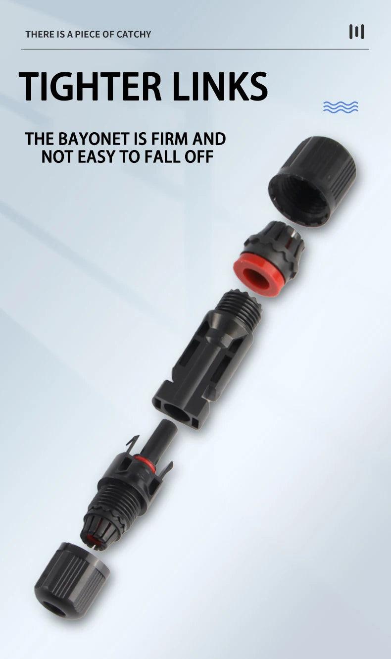 PV connector Y/T type 2/3/4/5/6/7 Way parallel connection solar panel system waterprrof connector Branch Solar Cell Connect Plug