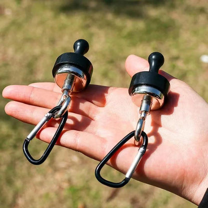 Camping Magnetic Hook Strong Suction Separable Multifunctional Outdoor Tent Canopy Carabiner Magnet Hanger Camping Accessories Open Cut Off-Grid