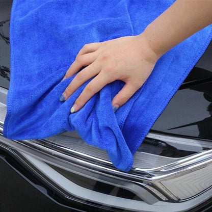 1-20Pcs Microfiber Towels Car Wash Drying Cloth Towel Household Cleaning Cloths Auto Detailing Polishing Cloth Home Clean Tools Open Cut Off-Grid