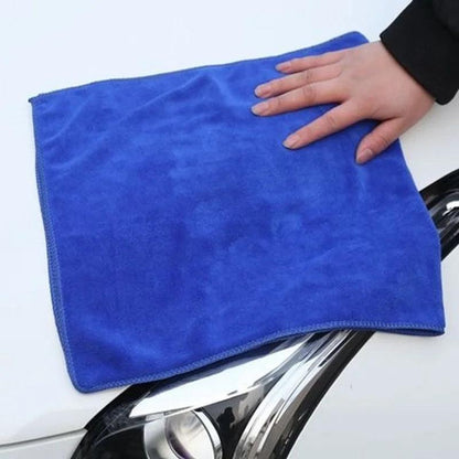 1-20Pcs Microfiber Towels Car Wash Drying Cloth Towel Household Cleaning Cloths Auto Detailing Polishing Cloth Home Clean Tools Open Cut Off-Grid