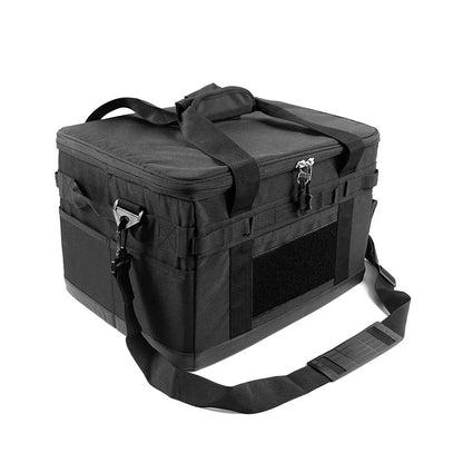 Large Zipper Camping Bag Anti-crash Stove Cookware Carrying Bag Multifunctional Durable Camping Accessories Storage Organizer Open Cut Off-Grid