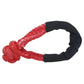 17T 38,000 Lbs Break Strength Synthetic Soft Shackle 1/2" X 22 Inch Rugged Shackles with Protective Sleeve For Vehicle Recovery