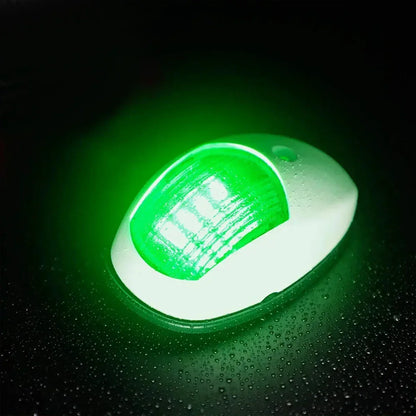 Black/White For Yacht Navigation Light Waterproof LED Marine Sounding Light Navigation Light Red and Green Marine Light 12V 24V