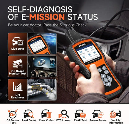 Foxwell NT630 Plus OBD2 Automotive Scanner Engine ABS SRS EPB OIL SAS Calibration Code Reader ODB OBD2 Auto Car Diagnostic Tool