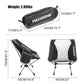 Travel Ultralight Folding Aluminum Chair Superhard High Load Outdoor Camping Portable Beach Hiking Picnic Seat Fishing Chair