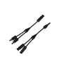 PV connector Y/T type 2/3/4/5/6/7 Way parallel connection solar panel system waterprrof connector Branch Solar Cell Connect Plug