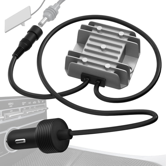 Starlink Mini Cable Car Adapter with Step Up Converter 12V Power Cable with Cigarette Lighter Plug 10-28V to 30V 3.5A Conversion Open Cut Off-Grid