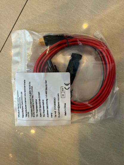 6m/20FT 3m/10FT 12AWG Solar Panel Connector to XT60 Cable for ALLPOWERS Ecoflow River Delta Anker Bluetti Solar Generators