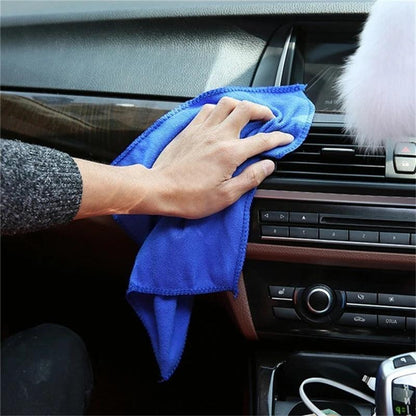 1-20Pcs Microfiber Towels Car Wash Drying Cloth Towel Household Cleaning Cloths Auto Detailing Polishing Cloth Home Clean Tools Open Cut Off-Grid