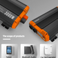 FCHAO 6000W Pure Sine Wave Inverter, 12/24/48V to 220V Converter, AU Socket, LCD Display & Remote Control,for Home, Camping, RV