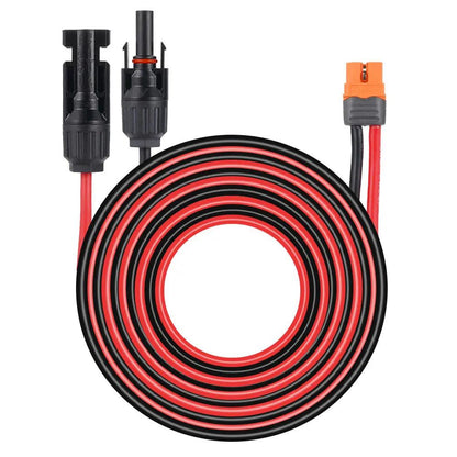 Solar Connector to XT60I- F Adapter 12AWG Cable Connect Solar Panel Charge Cable 1/2/3M for Generator Portable Power Station