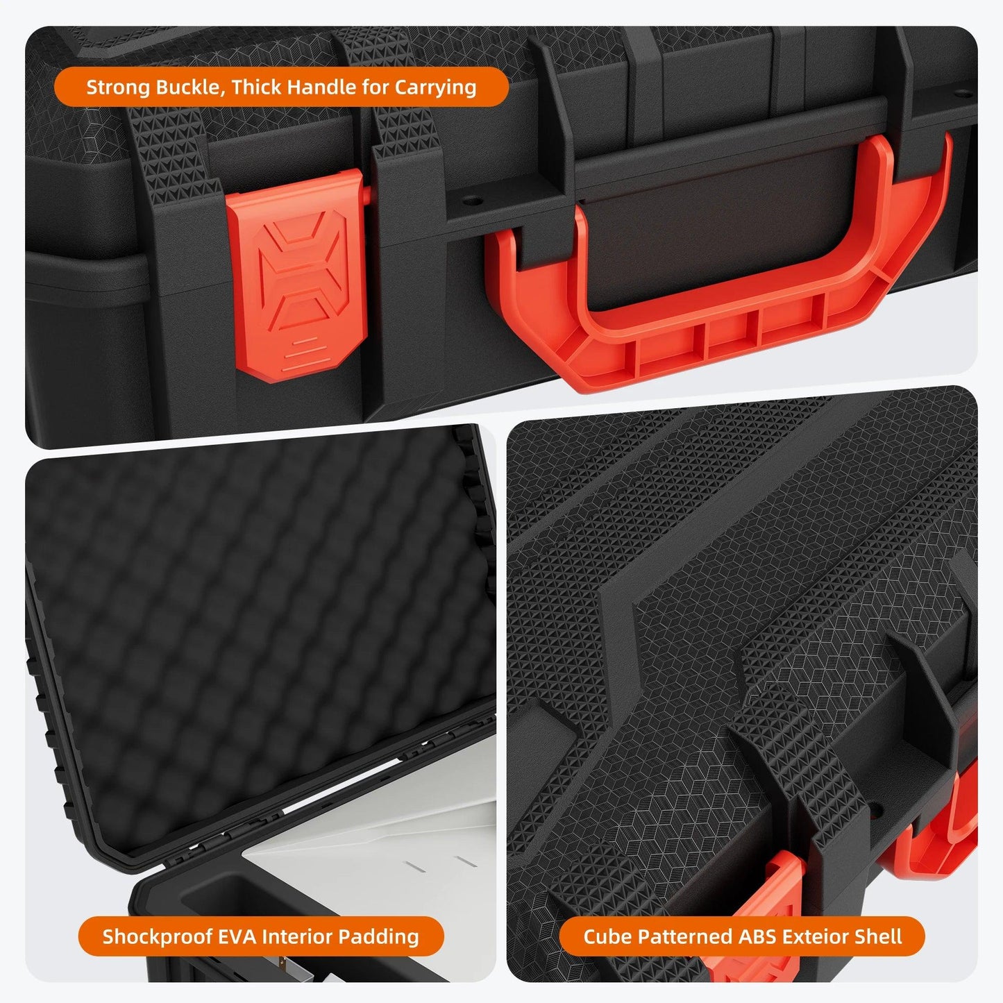 Starlink Mini Case Hard Waterproof Travel Case for Mini Starlink with Molded Foam for Mini Accessories Standable Storage Bag