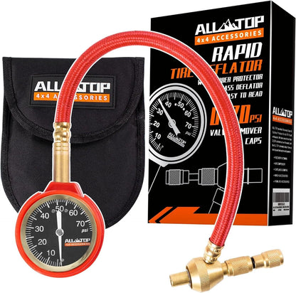 250PSI Digital Tire Pressure Inflator Gauge Aluminum Alloy LCD Tyre Pressure Meter All Top 4x4 Accessories