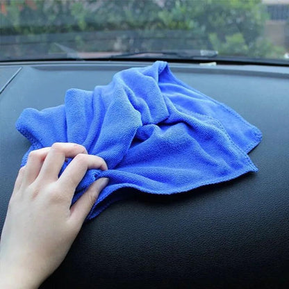 1-20Pcs Microfiber Towels Car Wash Drying Cloth Towel Household Cleaning Cloths Auto Detailing Polishing Cloth Home Clean Tools Open Cut Off-Grid