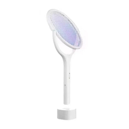 5 In 1 Fast Charging Racket Kill Fly Bug Safety Insulated Battery Powered Lamp ABS Adjustable Electric Mosquito Swatter Open Cut Off-Grid