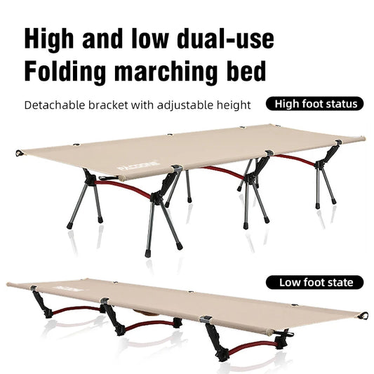 Folding Camping Bed Portable Outdoor Bed For Adults & Kids Camping