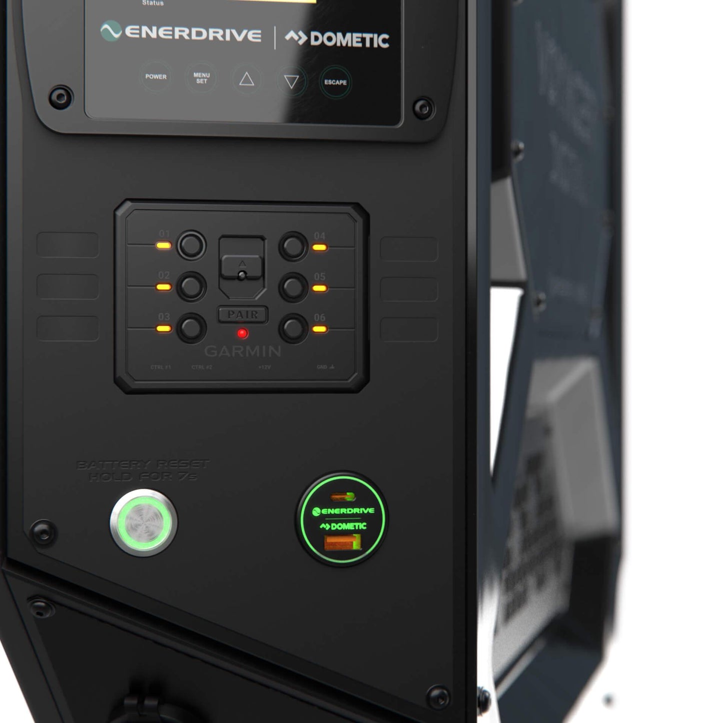 Voyager Digital System LEFT 3000W/100A Inverter-Charger 40DC inc SIMARINE SCQ50