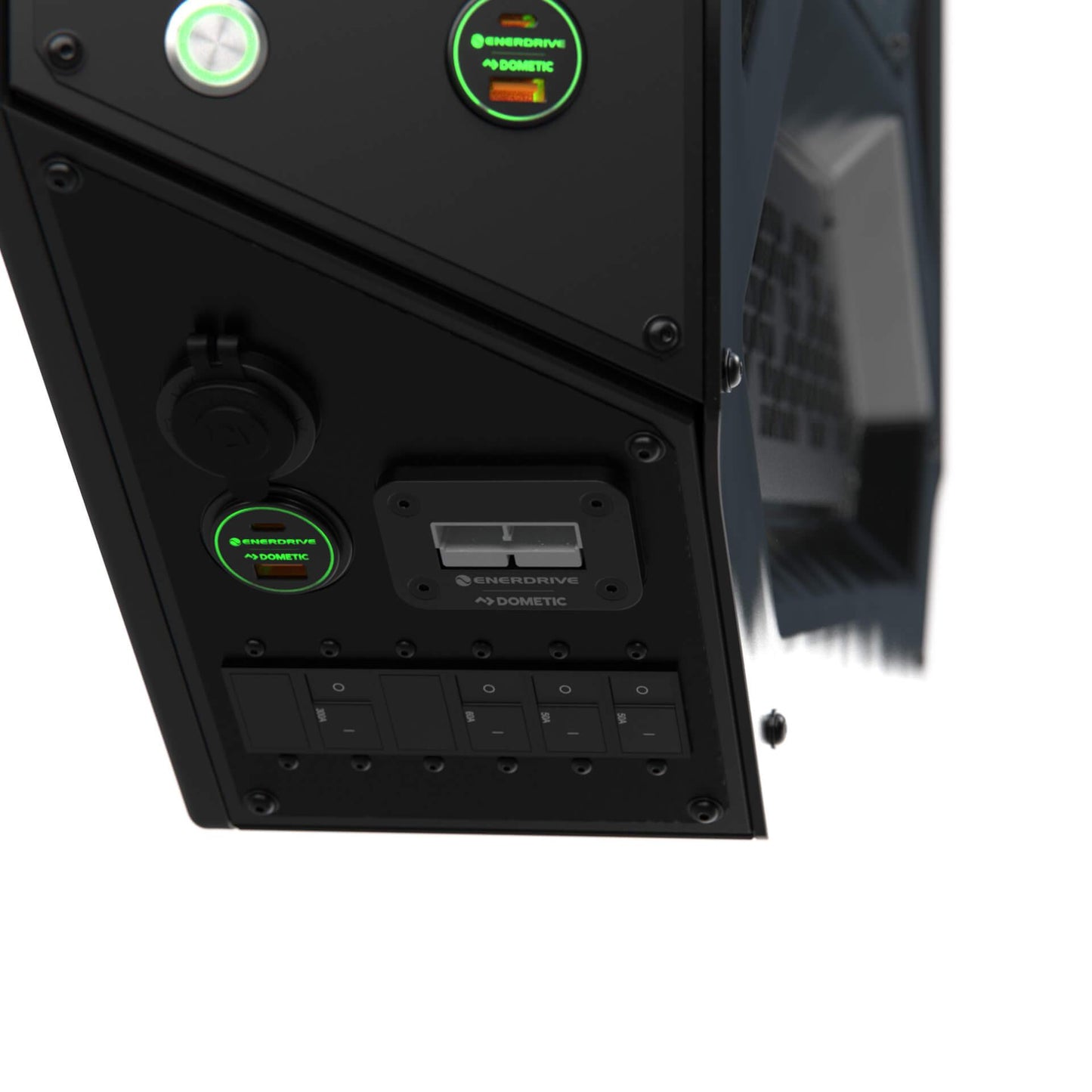 Voyager Digital System LEFT 3000W/100A Inverter-Charger 40DC inc SIMARINE SCQ50