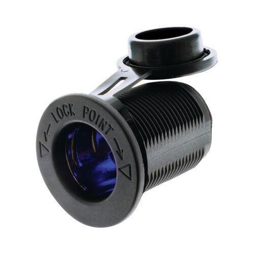 Accessory Power Socket With Blue Led - Aux 12v Socket - Hulk 4x4