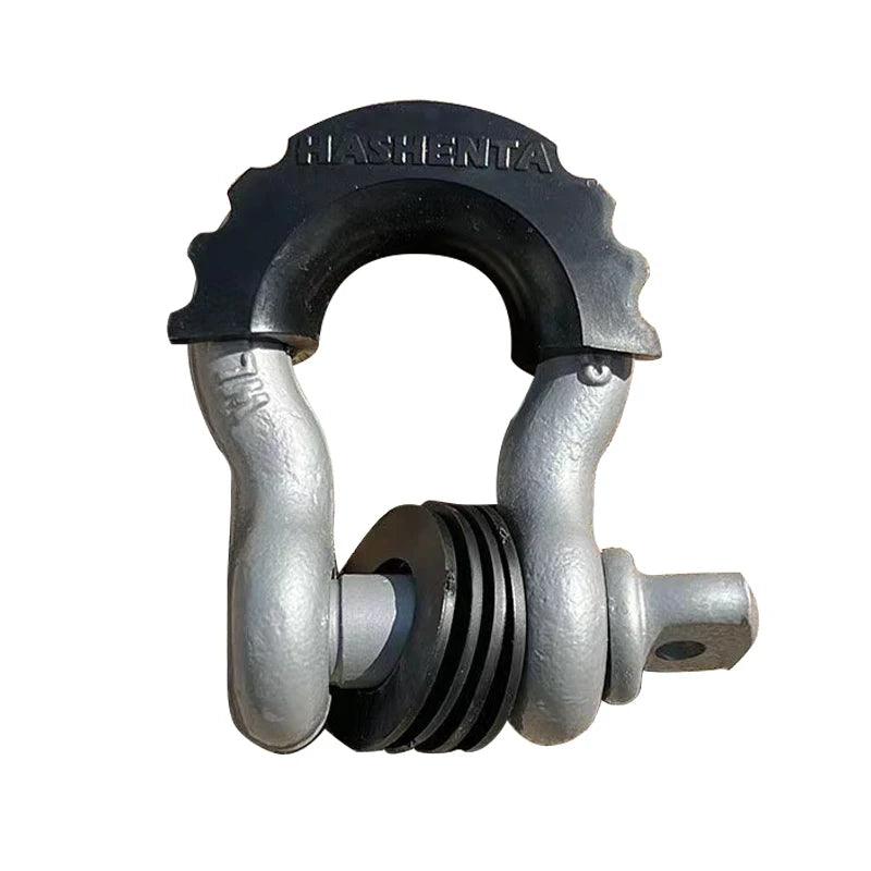 Anti-Rust Bow Shackle 5/8" D-Ring Shackle 42,990lbs Break Strength with Isolator &Washers Kit for Jeep Off-Road Vehicle Recovery Bow Shackle
