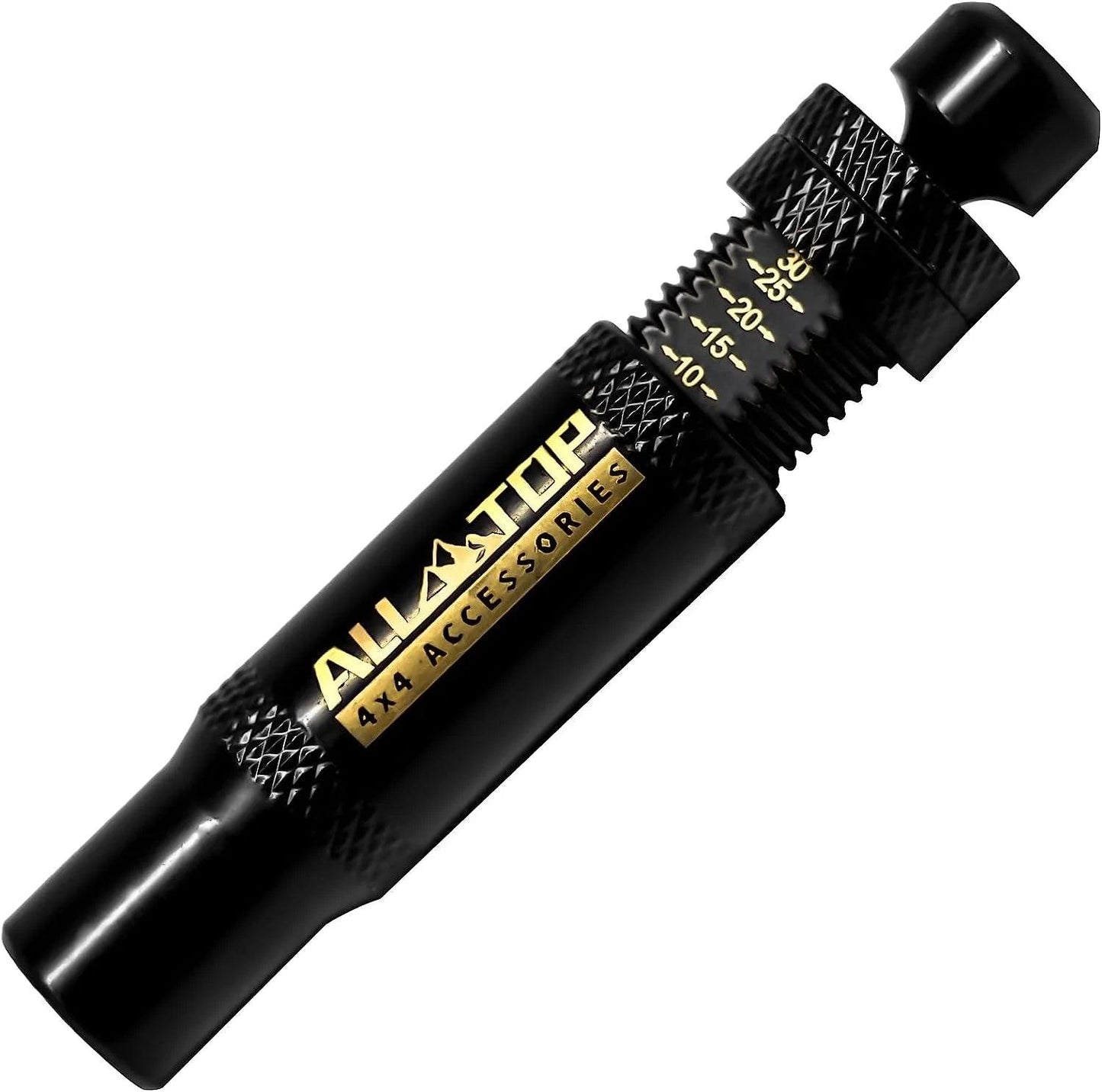 Auto-Stop Tire Deflator Valve Kit (10-30 PSI) 4 PCS Screw-on Tyre Air Down Tool Vehicles Motorcycle Offroad 4x4 Tyre Deflator