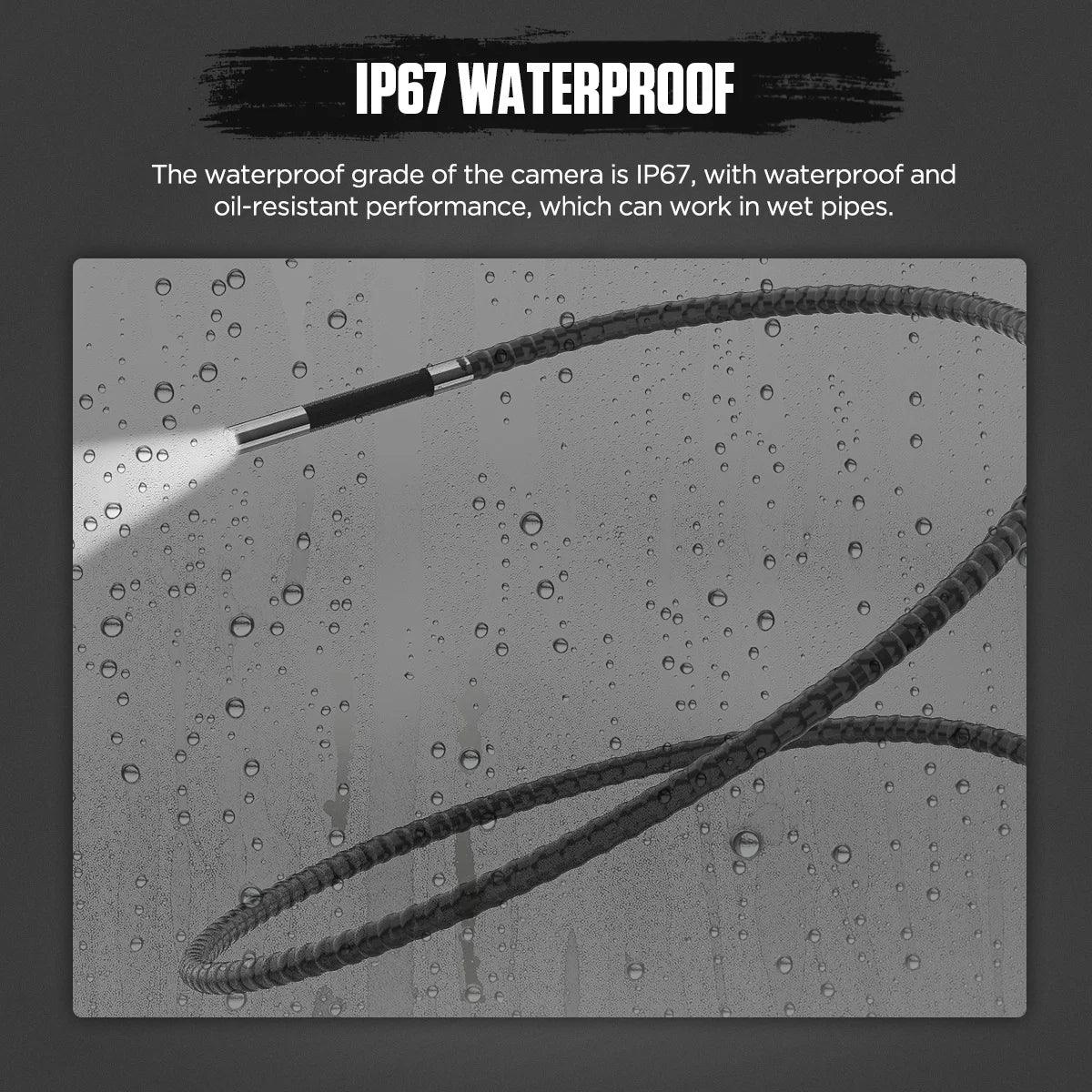 AUTOOL SVB305 720 HD Automotive Industrial Endoscope with Light Autofocus Endoscope Inspection Camera Lens for IMG & Video Inspection Camera