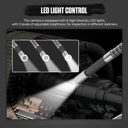 AUTOOL SVB305 720 HD Automotive Industrial Endoscope with Light Autofocus Endoscope Inspection Camera Lens for IMG & Video Inspection Camera