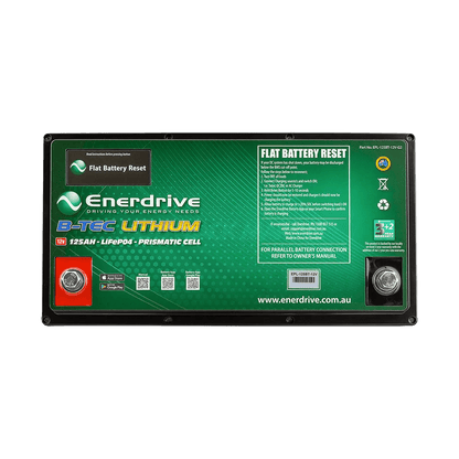 B-TEC 125amp / 12V LiFePo4 Battery Gen2 12v Bluetooth Lithium