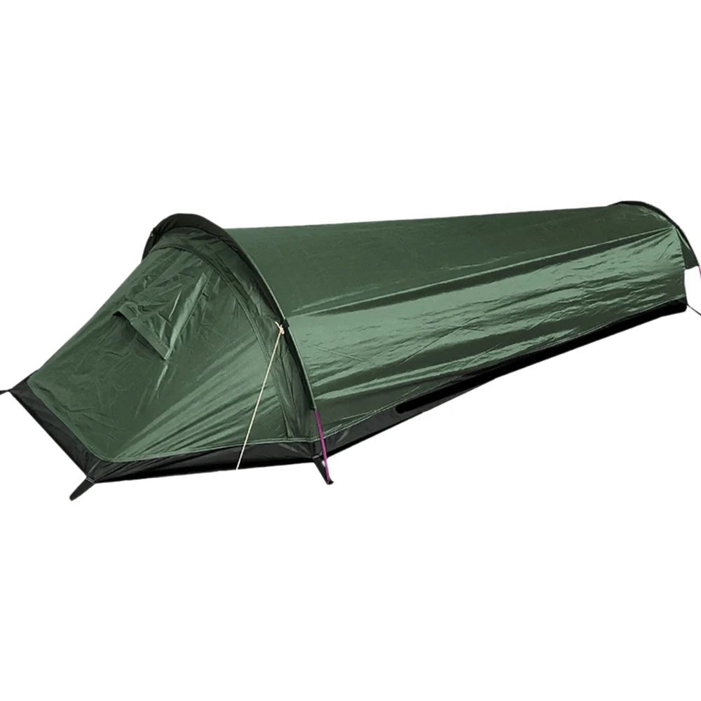 Backpacking Tent Outdoor Hiking Camping Sleeping Bag Tent Waterproof Lightweight Single Person Tent Camping Swag