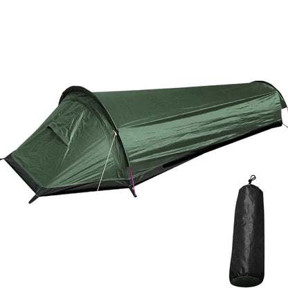 Backpacking Tent Outdoor Hiking Camping Sleeping Bag Tent Waterproof Lightweight Single Person Tent Camping Swag