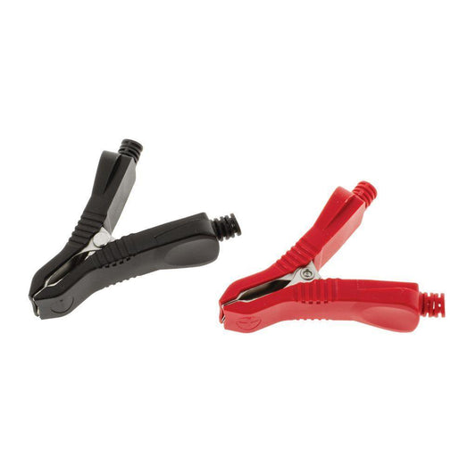 Battery Clamps Set - Insulated Positive and Negative - Twin Pack Battery Chargers & Accessories