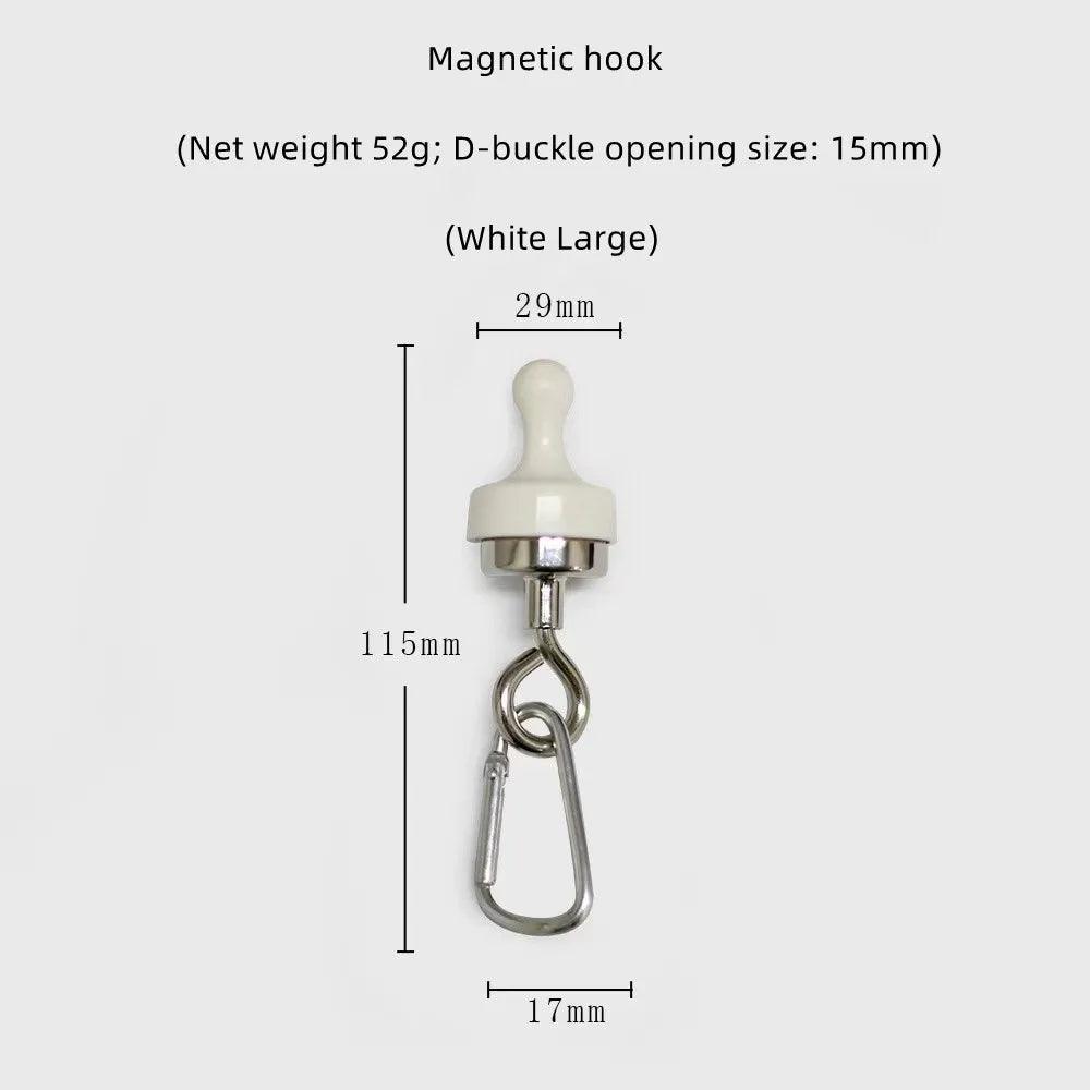 Camping Magnetic Hook Strong Suction Separable Multifunctional Outdoor Tent Canopy Carabiner Magnet Hanger Camping Accessories Magnet Hangers