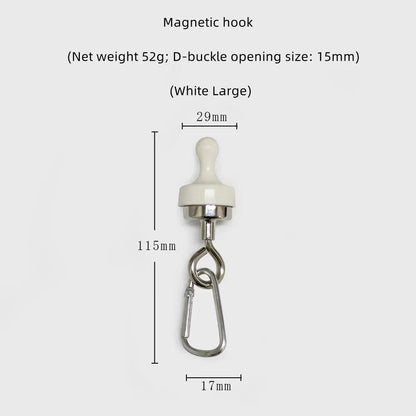 Camping Magnetic Hook Strong Suction Separable Multifunctional Outdoor Tent Canopy Carabiner Magnet Hanger Camping Accessories Magnet Hangers