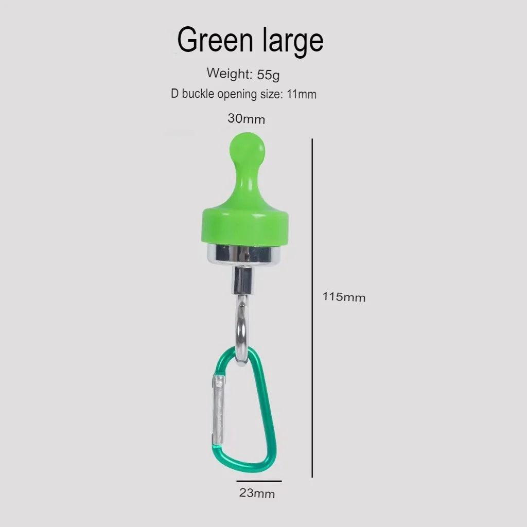 Camping Magnetic Hook Strong Suction Separable Multifunctional Outdoor Tent Canopy Carabiner Magnet Hanger Camping Accessories Magnet Hangers