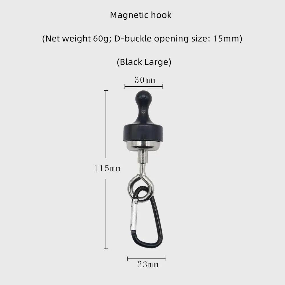 Camping Magnetic Hook Strong Suction Separable Multifunctional Outdoor Tent Canopy Carabiner Magnet Hanger Camping Accessories Magnet Hangers