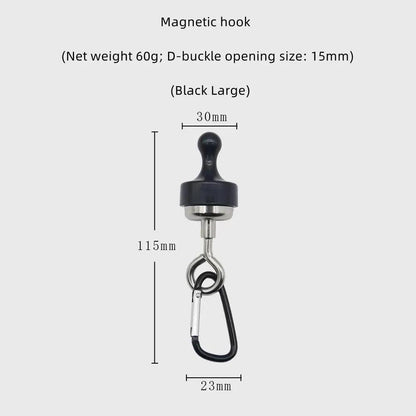 Camping Magnetic Hook Strong Suction Separable Multifunctional Outdoor Tent Canopy Carabiner Magnet Hanger Camping Accessories Magnet Hangers
