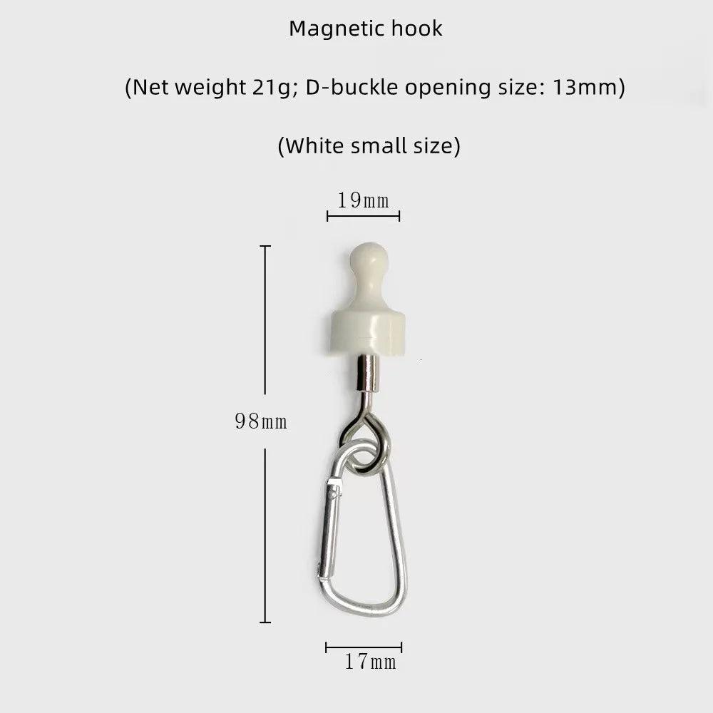 Camping Magnetic Hook Strong Suction Separable Multifunctional Outdoor Tent Canopy Carabiner Magnet Hanger Camping Accessories Magnet Hangers