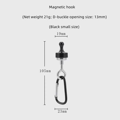 Camping Magnetic Hook Strong Suction Separable Multifunctional Outdoor Tent Canopy Carabiner Magnet Hanger Camping Accessories Magnet Hangers