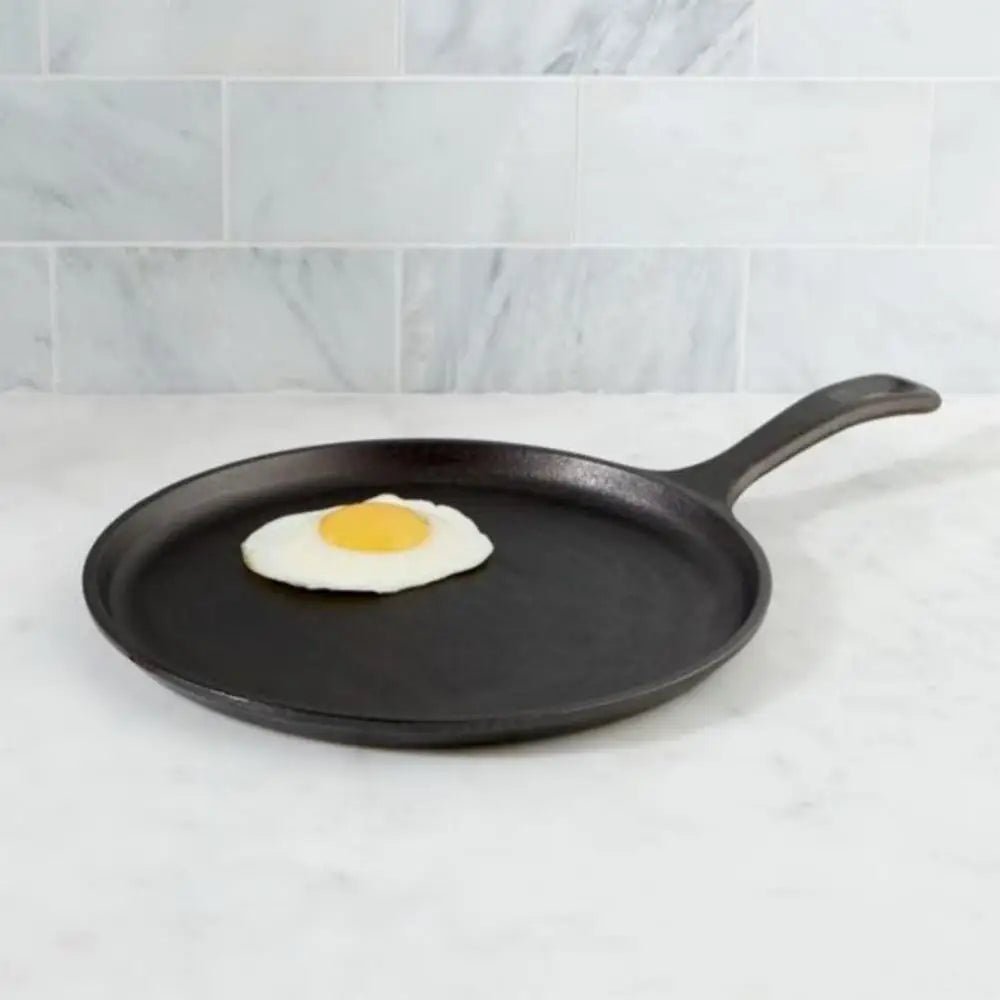 Cooking Food Natural Ingredients Fry Pan Durable Nonstick Cooking Fried Pan Seasoned Cast Iron Griddle Kitchen Cookware Pot Set - Frying Pan - Open Cut Off - Grid