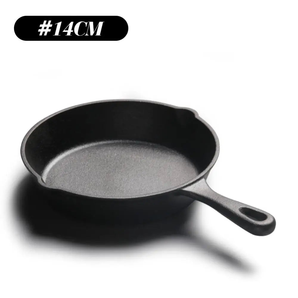 Cooking Food Natural Ingredients Fry Pan Durable Nonstick Cooking Fried Pan Seasoned Cast Iron Griddle Kitchen Cookware Pot Set - Frying Pan - Open Cut Off - Grid