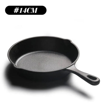 Cooking Food Natural Ingredients Fry Pan Durable Nonstick Cooking Fried Pan Seasoned Cast Iron Griddle Kitchen Cookware Pot Set - Frying Pan - Open Cut Off - Grid