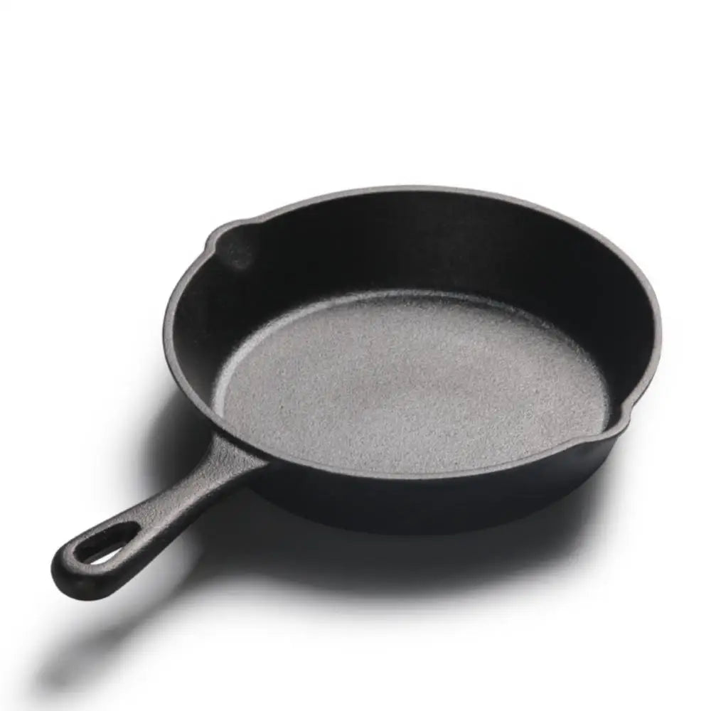 Cooking Food Natural Ingredients Fry Pan Durable Nonstick Cooking Fried Pan Seasoned Cast Iron Griddle Kitchen Cookware Pot Set - Frying Pan - Open Cut Off - Grid
