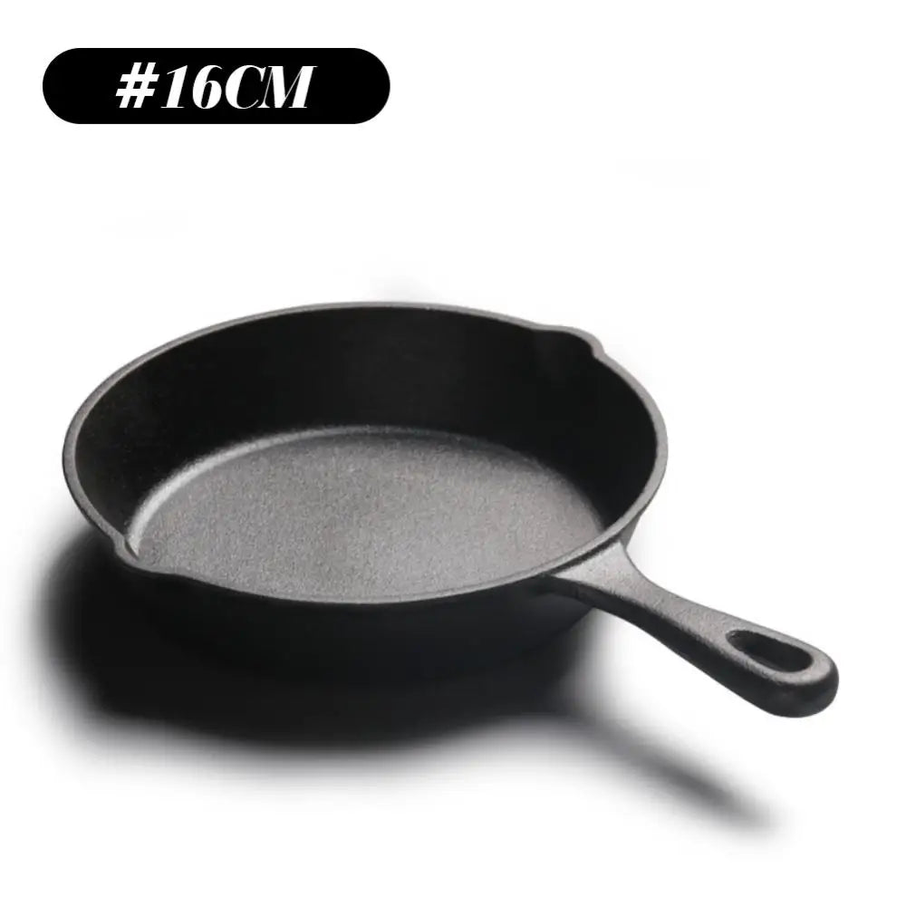 Cooking Food Natural Ingredients Fry Pan Durable Nonstick Cooking Fried Pan Seasoned Cast Iron Griddle Kitchen Cookware Pot Set - Frying Pan - Open Cut Off - Grid