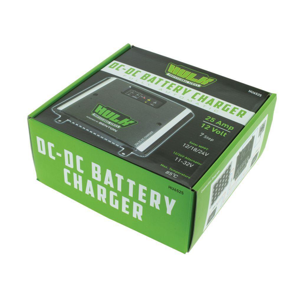 DC - DC Fully Automatic Battery Charger - 25 Amp 12V - DC - DC Charger - Hulk 4x4