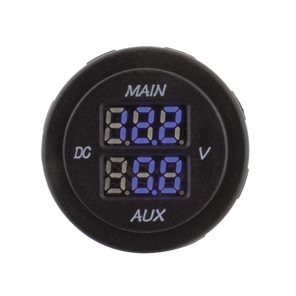 DC Voltmeter, QC3.0 USB Socket & Touch Switch - Aux 12v Socket - Hulk 4x4